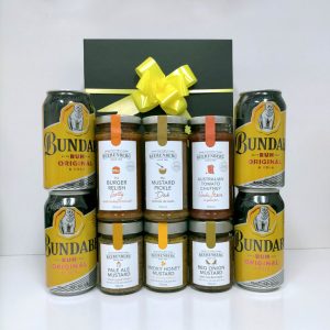 rum mustard gift hamper for him