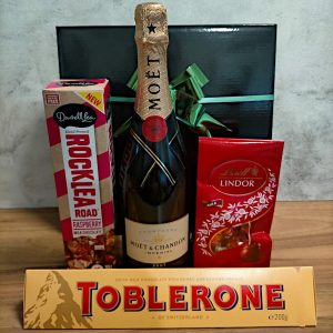 moet champagne chocolate gift box gold coast